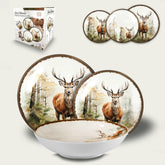 ARCA SERVIZIO PIATTI 18PZ BOSCO D'INVERN NATALE